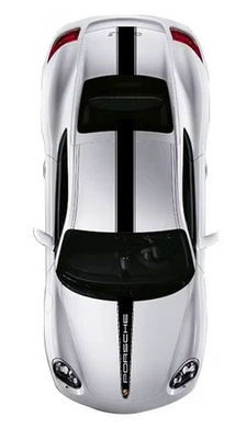 Juego completo de calcomanías gráficas triple raya Porsche Cayman 2005-2014 987 personalizadas Foto 1 de 4