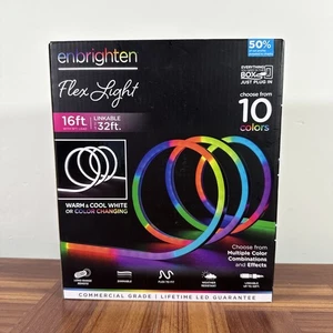 Enbrighten 16' Flex Light Outdoor/Indoor Warm & Cool White Color Changing Remote - Picture 1 of 4