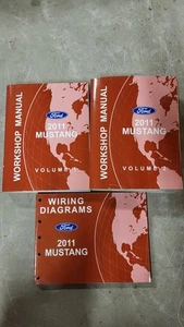 2011 Ford Mustang GT shop service wiring electrical manual SET OEM Workshop - Picture 1 of 10