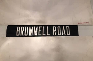 Alder Valley Destination Bus Blind 1980's 31"- Brummell Road - Picture 1 of 8