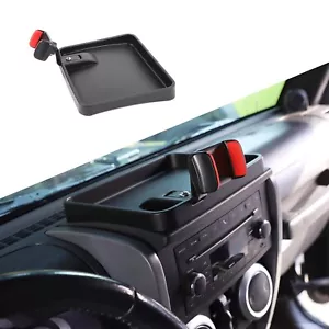 Top of Dash Storage Tray w/ Phone Mount, Multiple Fitments, Large Truck and SUV - Foto 1 di 2