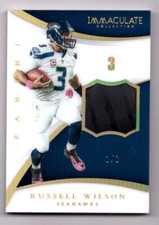 2015 Immaculate Collection Acetate Jerseys #5 Russell Wilson 1/3 A34 371