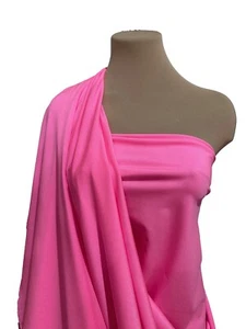 TELA ELÁSTICA DE 4 VÍAS ROSA CHICLE NEÓN OSCURO SPANDEX. 58" POR COSPLAY - Imagen 1 de 11