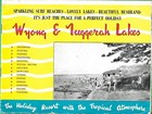 1960s WYONG & TUGGERAH LAKES Map Travel Brochure Beaches Bushland NSW Australia