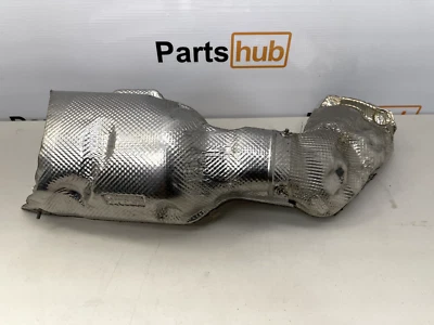 2020 PORSCHE PANAMERA TURBO S E-HYBRID DOWNPIPE EXHAUST HEAT SHIELD - Image 1 of 3