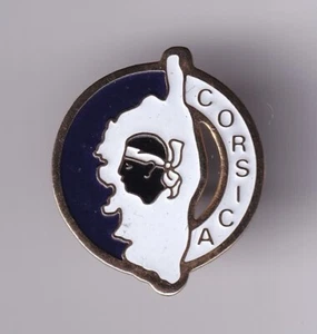 RARE PINS PIN'S .. TOURISME ILE CORSE CORSICA TETE MAURE CARTE MAP OR 3D ~FY - Picture 1 of 1