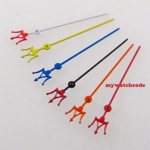 Red orange green Fork Style Watch Second Hand for NH35 NH36 SKX 007 7S26 movemen - Picture 1 of 10