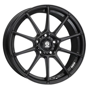 4 x Sparco Assetto Gara Matt Black Alloy Wheels - 16x7in ET42 4x 108 PCD 63.3CB - Picture 1 of 10