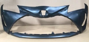 Toyota Yaris Genuine Front Bumper 521190U931 2017-2020 No Parking Sensors - Picture 1 of 1