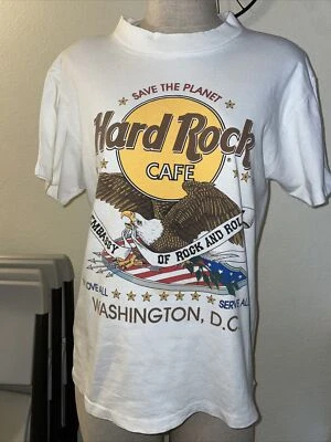 Camiseta De Colección Años 90 Hard Rock Café Washington DC Talla M Rock Eagle EE. UU. (0737) Foto 1 de 4