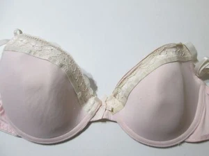 Jessica Simpson Bra Size 36C Light Pink Underwired Lightly Lined Lace Adjustable - Picture 1 of 5