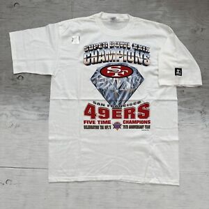 VTG NEW 1994 Starter San Francisco 49ers Super Bowl Champions Diamond Shirt XL