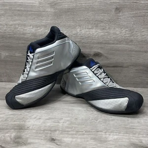Herren 2001 adidas T-Mac 1 Tracy McGrady silber/schwarz Schuhe US 11 Art Nr. 676154 - Bild 1 von 11