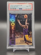 Kobe Bryant 1996-97 Stadium Club Rookies 2 RC #R9 NM-MT PSA 8