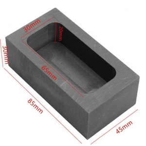 Gold Silver Graphite Ingot Mold Mould Crucible For Melting Casting Refining - Picture 1 of 4