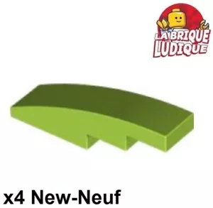 Lego 4x Slope curved pente courbe 4x1 vert citron/lime 61678 NEUF - Bild 1 von 1