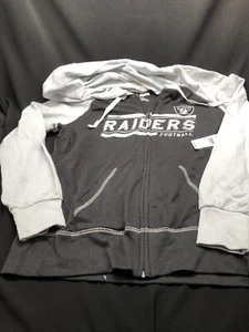 Raiders Zip Up Light Weight Hoodie Sz Small Vegas Oakland LA NWT - Picture 1 of 4