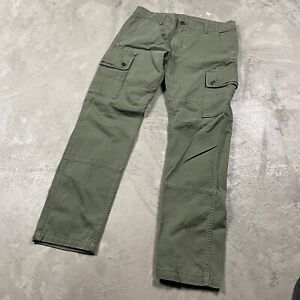 Levis Olive Green Cargo Pants Army Men’s Tag 31x32 Fits 32x30 Fatigues Military