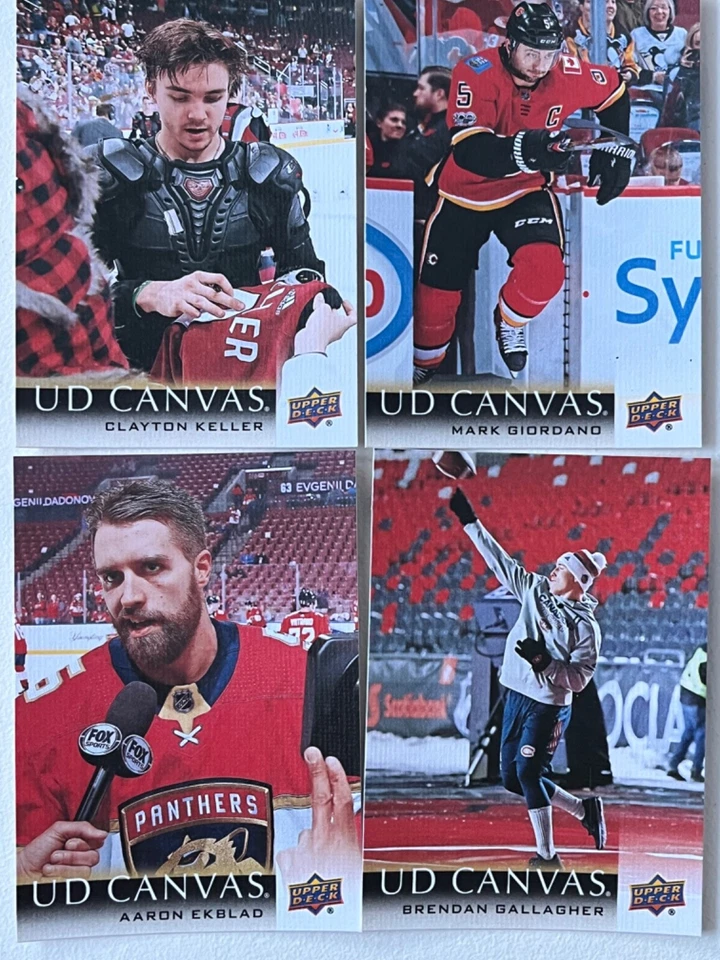 2018-19 Upper Deck UD Canvas  Hockey Card  Pick From List !! - Image 1 of 1