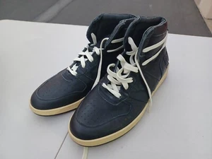 Zapatillas altas RHUDE blancas/negras Hhecess USADAS talla 12 #A010 - Imagen 1 de 7