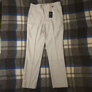 Express Straight Slim Pants Size 28x30 Linen, Polyester, Rayon, Spandex - Picture 1 of 6
