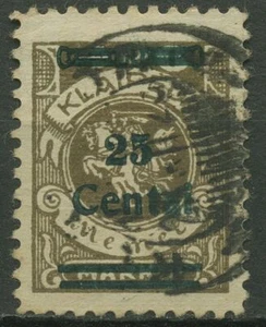 Memelgebiet 1923 marcas libres de Memel con impresión 220 selladas - Imagen 1 de 1