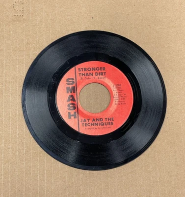 JAY & THE TECHNIQUES STRONGER THAN DIRT/APPLES, PEACHES, PUMPKIN PIE SMASH 45 - Image 1 of 2