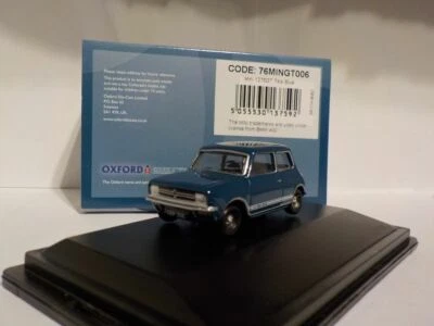 Mini 1275 gt - Blue 1/76 scale, Oxford Diecast 76mingt006 - Image 1 of 4