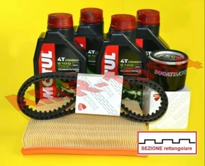 DUCATI Monster 600 Carburadores Hasta 1997 Filtros + Motul 5100 10W40 + Correas - Imagen 1 de 1