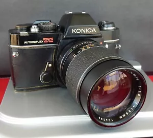 KONICA AUTOREFLEX TC Camera - with 2.8/135mm - Analog - Working - Picture 1 of 11