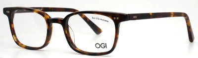 Gafas rectangulares OGI Heritage 7163/2013 Tortoise para hombre 48-19-140 B:35 Foto 1 de 4