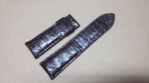 26mm/24mm Brown Alligator Crocodile Embossed Leather Watch Strap Band - Picture 1 of 4