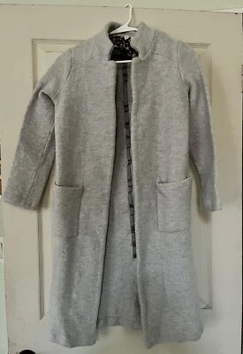 Abrigo Anthropologie x Moth 100 % lana talla pequeña Foto 1 de 4