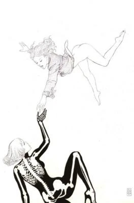 ✋EN MANO✋ KARMEN # 1 Milo MANARA Boceto Variante VIRGEN Negro Blanco Guillem MARCH Foto 1 de 4