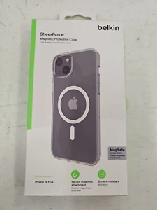 Belkin SHEERFORCE™ MagSafe Compatible Phone Case for iPhone 14 Plus. New! - Picture 1 of 2