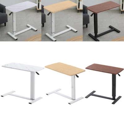 Adjustable Height Moveable Over Bed Table Tray Mobile Over Bed Chair Table UK - Image 1 of 4