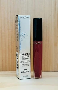 LANCOME L'absolu Gloss Sheer Mirror Shine Pearly Color 8ml/0.27oz ~#272 ESCAPADE - Picture 1 of 1