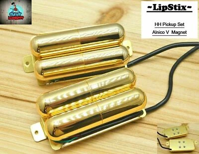 G.M. Juego de pastillas de lápiz labial magnético LipStiX HH Alnico, dorado Foto 1 de 4