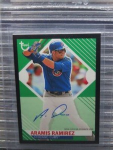 2021 Topps Brooklyn Collection Aramis Ramirez Black Autograph Auto #10/75 Cubs