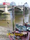 Photo 6x4 Low Tide at Battersea Bridge Westminster Some old houseboats ar c2007