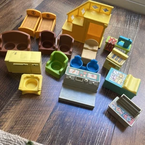 Lote De Juguetes De Colección Little People Plaza Sésamo, Etc - Imagen 1 de 15