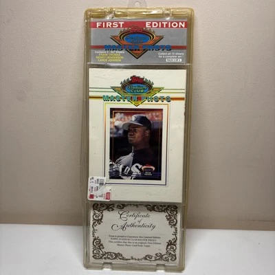 TOPPS MASTER PHOTOS FRANK THOMAS LANCE JOHNSON RICKEY HENDERSON UNOPENED  - Image 1 of 4