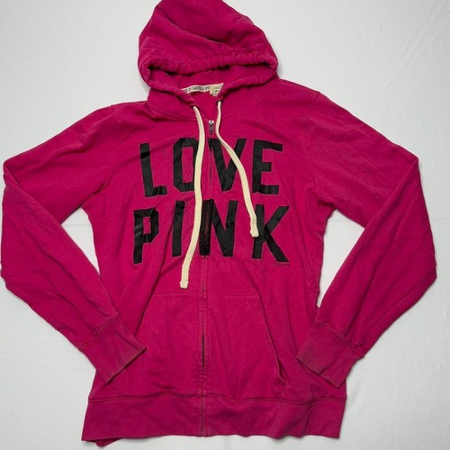 UNDERCOVER Victorias Secret ROSA Y2K Giacca con zip e cappuccio