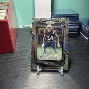 Jack Jones 2022 Prizm No Huddle Autograph Rookie Card New England Patriots #395 - Picture 1 of 2