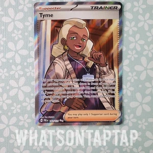 Pokemon Card Tyme 143/131 Secret Rare Scarlet Violet Prismatic Evolutions LP - Picture 1 of 2