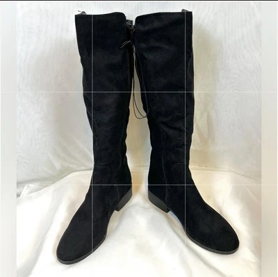 Nuevas botas de montar Style & Co Charmanee negras hasta la rodilla para mujer/talla US 6 Foto 1 de 4