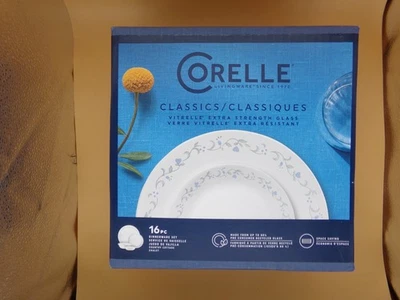 Corelle 16pc Vitrelle Extra Strength Glass Country Cottage Dinnerware Set - Image 1 of 3