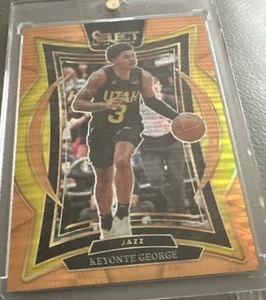 2024-25 Panini Select FOTL - Keyonte George Orange Pulsar /18 #49 Utah Jazz - Bild 1 von 2