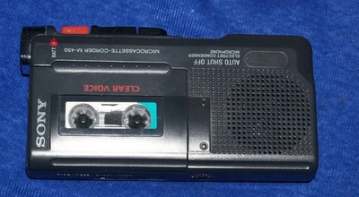 Sony M-450 Clear Voice Microcassette Voice Recorder Works Great - Image 1 of 4