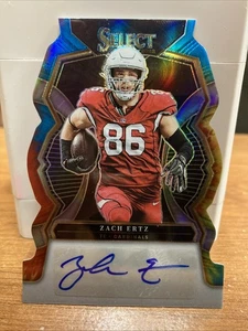 2022 Panini Select Signatures Zach Ertz #SIP-ZE 11/25 Die-cut Die Cut - Picture 1 of 3